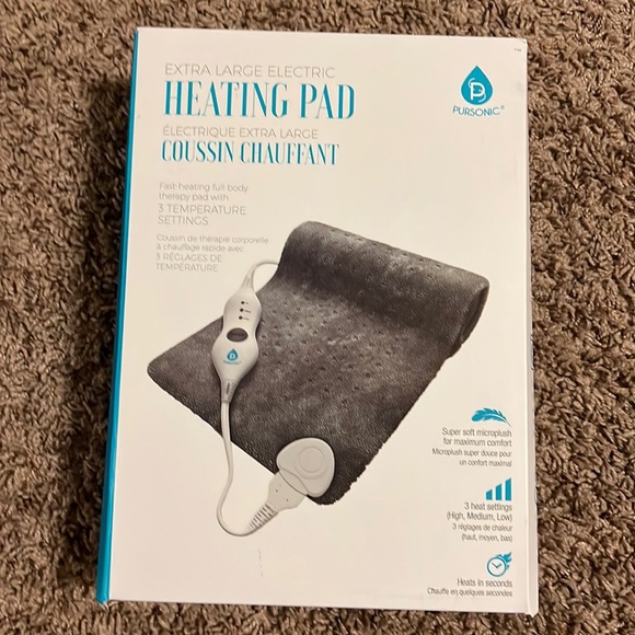 Pursonic Other Brand New Extra Large Electric Heating Pad Fastheating Full Body Therapy Pad
